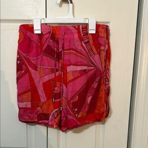 Vibrant Pink and Red Women's Shorts